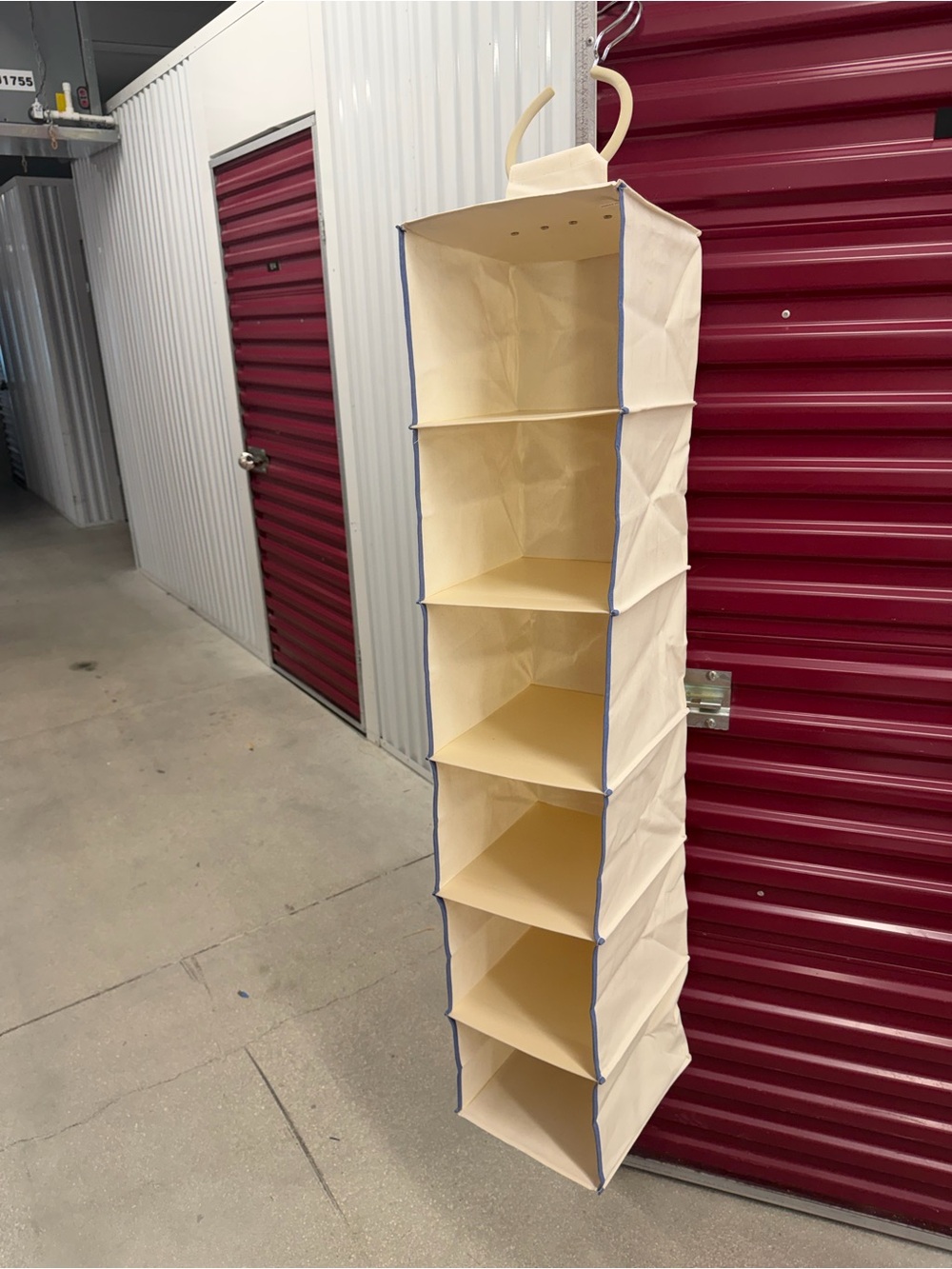 6-Shelf Hanging Closet Organizer Like New